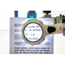 Lupa z Rączką Aplanatyczna LzR Apl-WG60_2,5x+Led mod.1